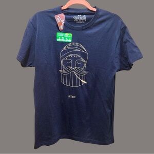 Navy Blue Graphic T-Shirt